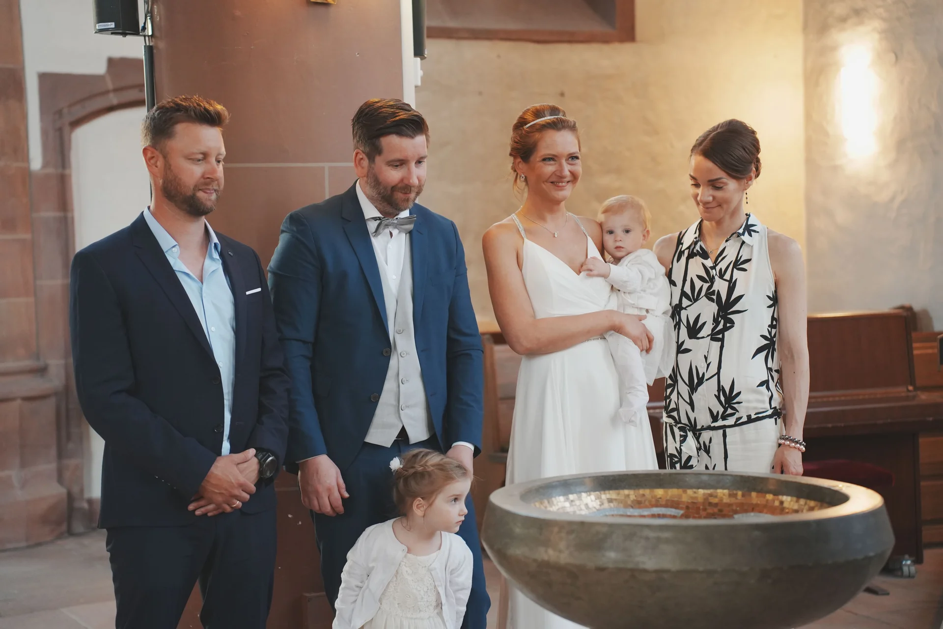 Eventfotos einer Taufe in der Alexanderskirche in Zweibrücken