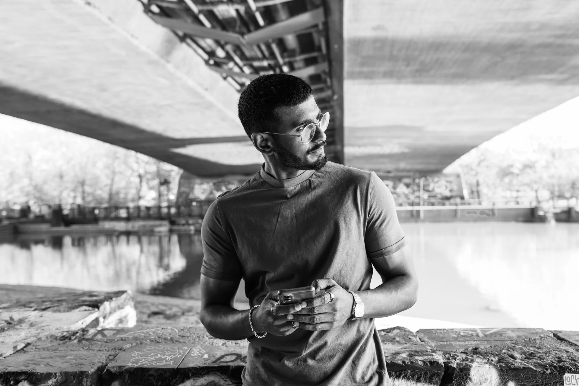Portraitfotos eines Paares im Buergerpark Saarbruecken